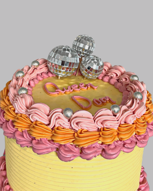Cake Topper - Disco Balls